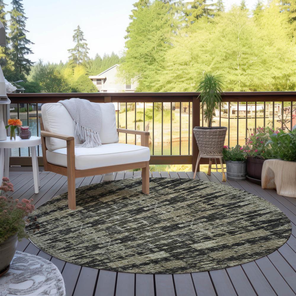 Chantille ACN580 Black 8' x 8' Rug. Picture 7