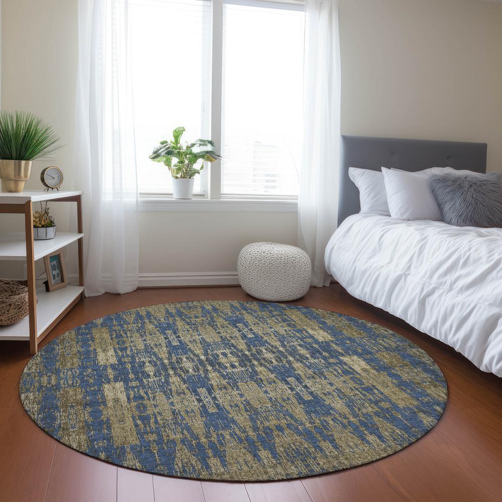 Chantille ACN580 Blue 8' x 8' Rug. Picture 6