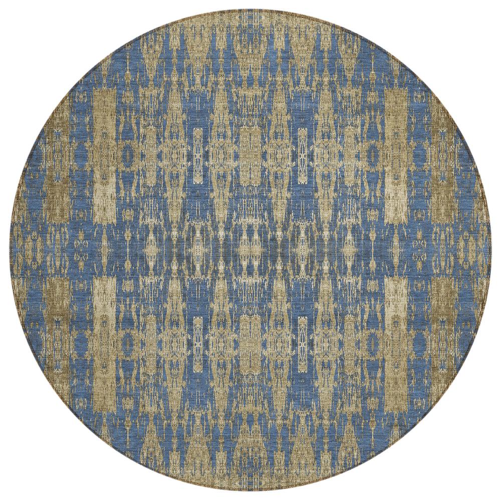 Chantille ACN580 Blue 8' x 8' Rug. Picture 1
