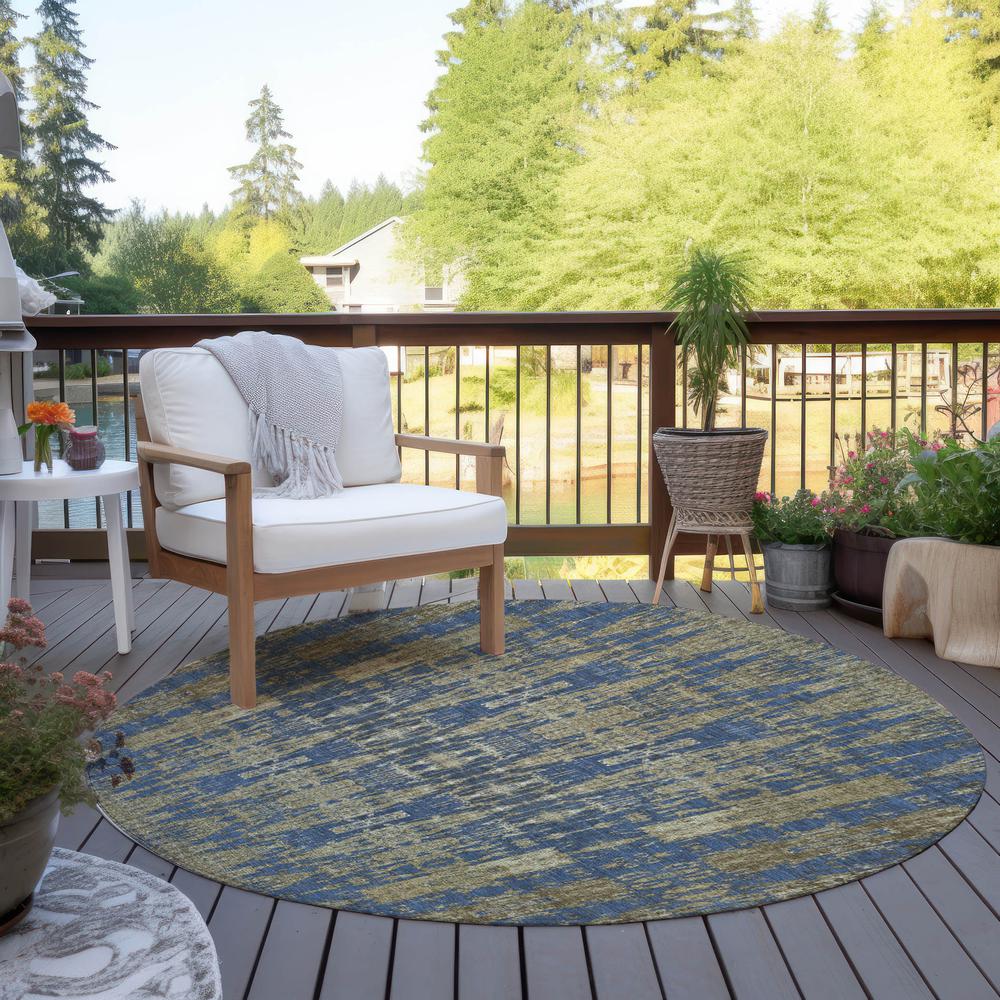Chantille ACN580 Blue 8' x 8' Rug. Picture 7