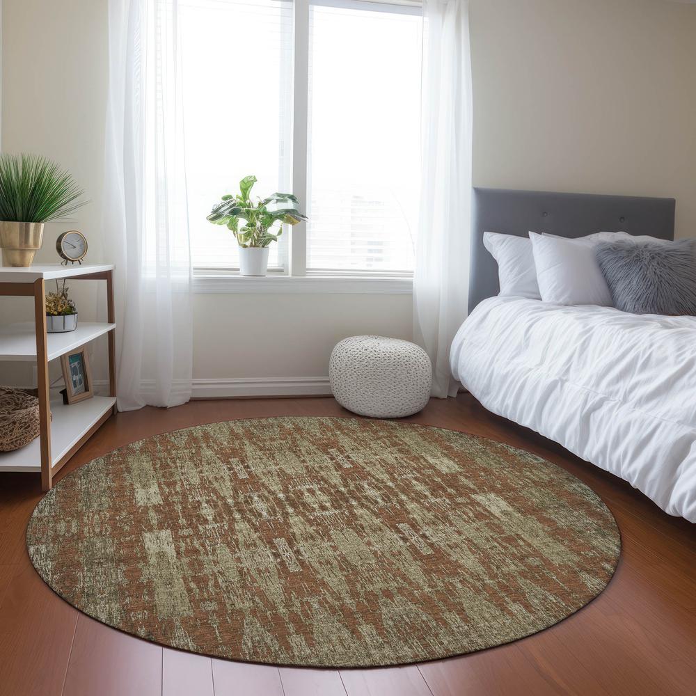 Chantille ACN580 Orange 8' x 8' Rug. Picture 6