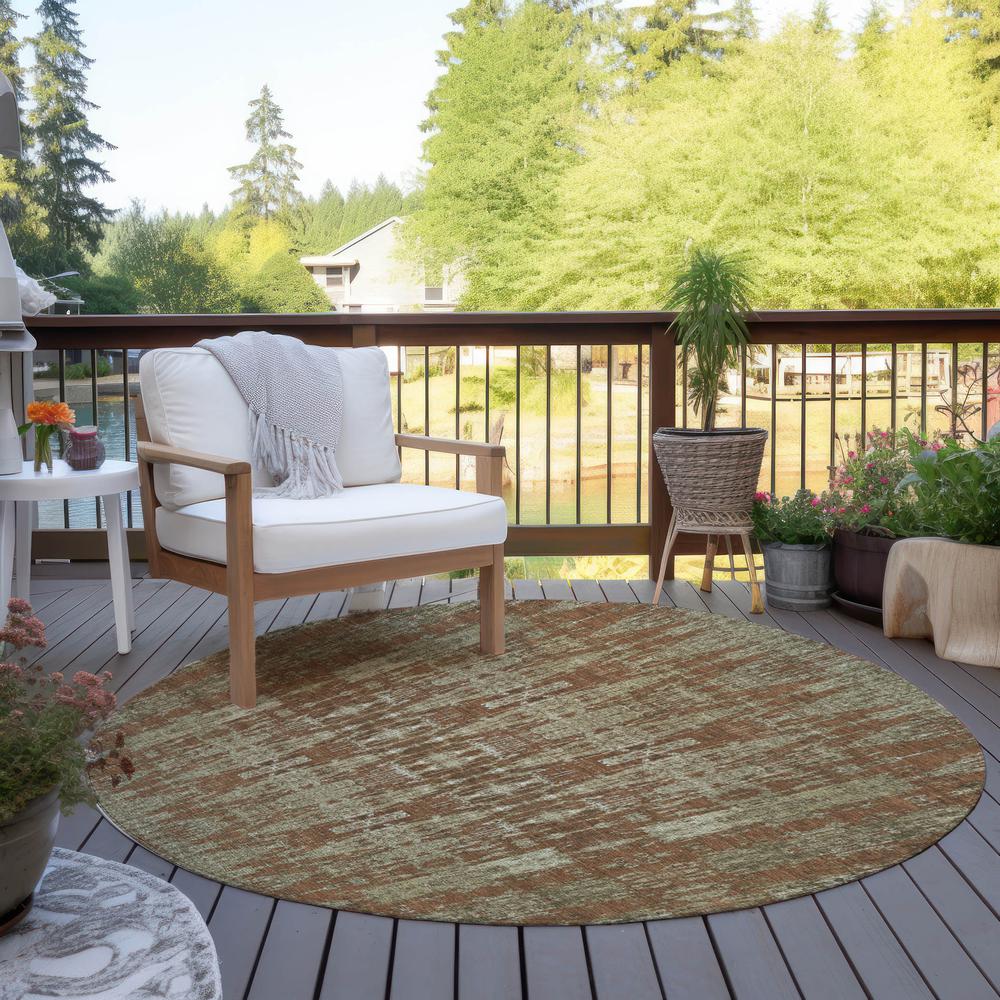 Chantille ACN580 Orange 8' x 8' Rug. Picture 7