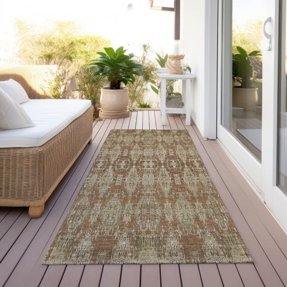 Chantille ACN580 Orange 2'3" x 7'6" Rug. Picture 7