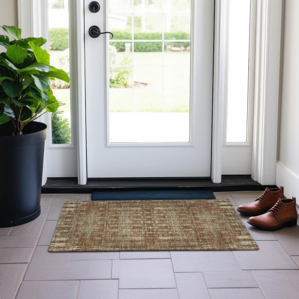 Chantille ACN580 Orange 1'8" x 2'6" Rug. Picture 7