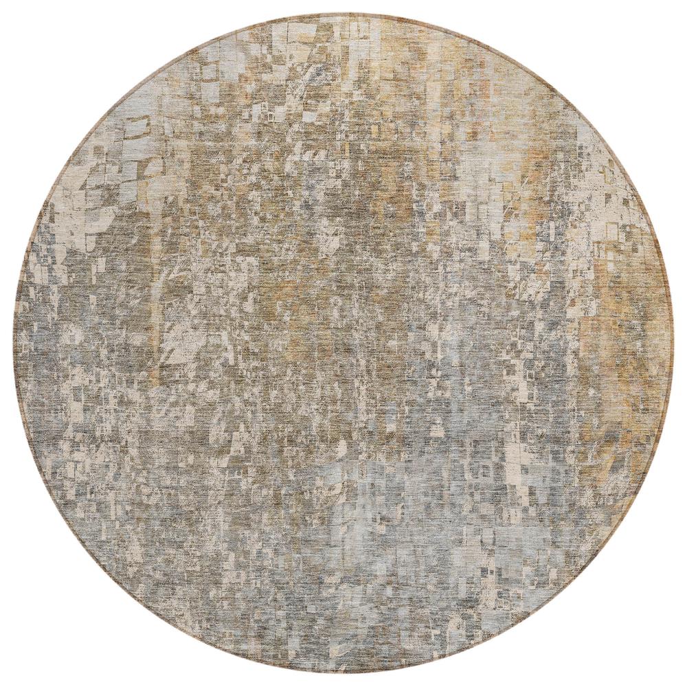 Chantille ACN581 Brown 8' x 8' Rug. Picture 1