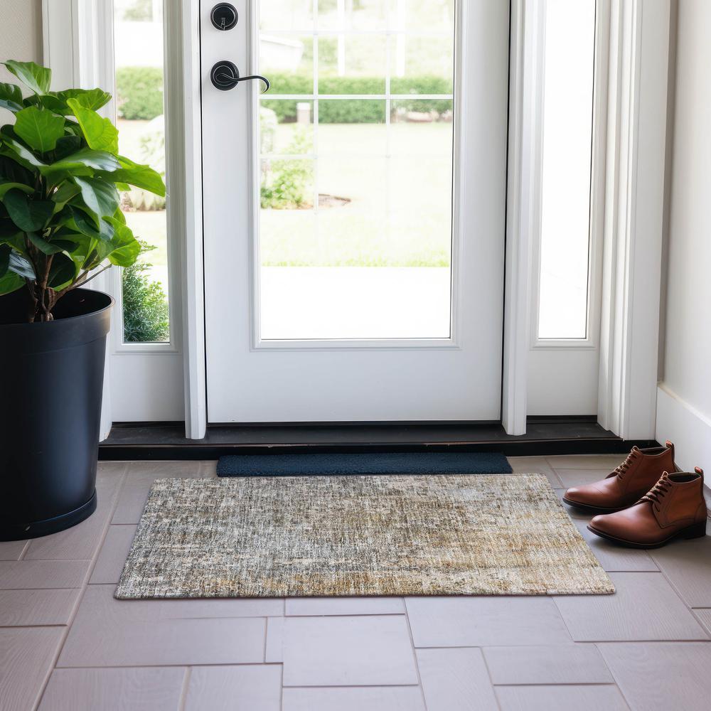 Chantille ACN581 Brown 1'8" x 2'6" Rug. Picture 6