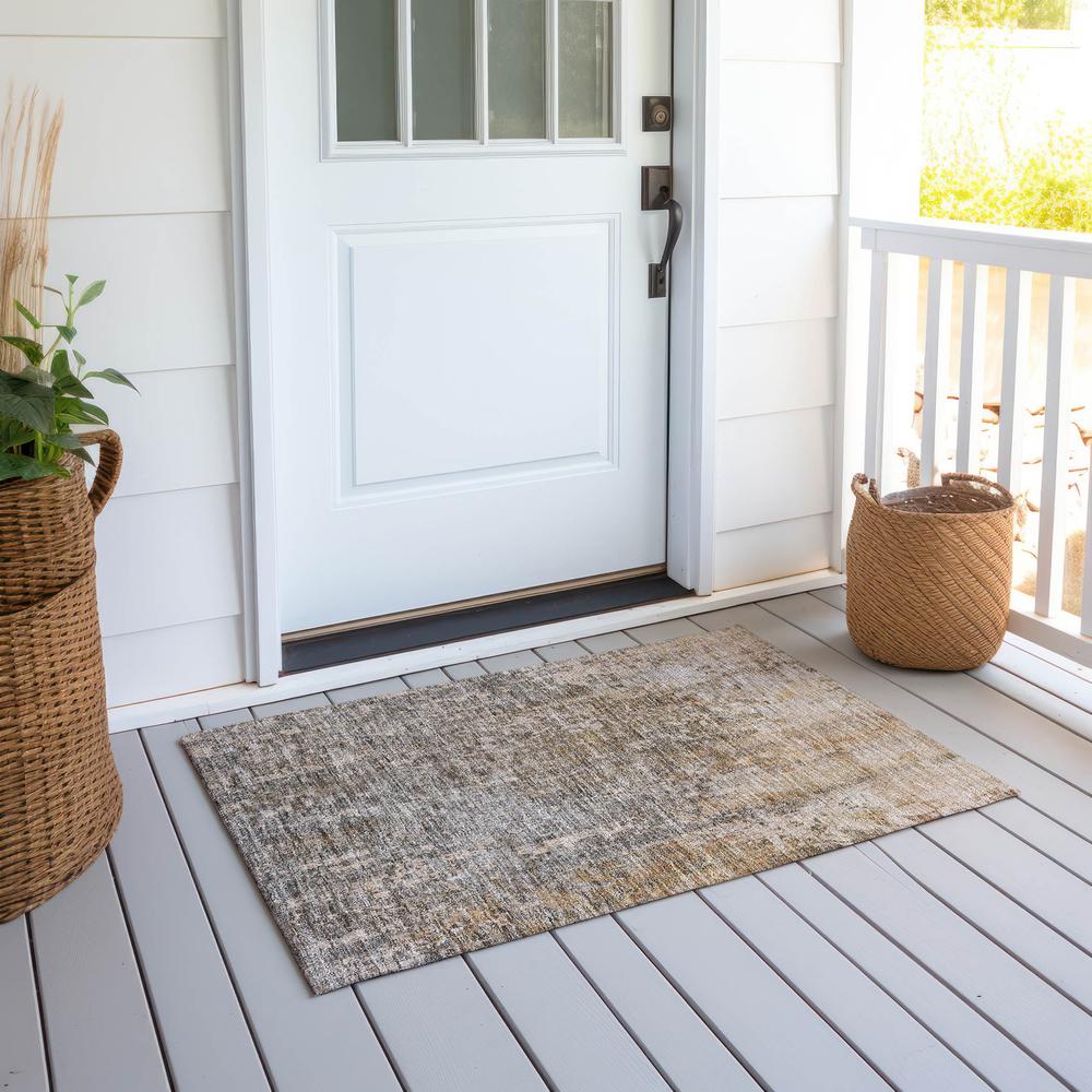 Chantille ACN581 Brown 1'8" x 2'6" Rug. Picture 7