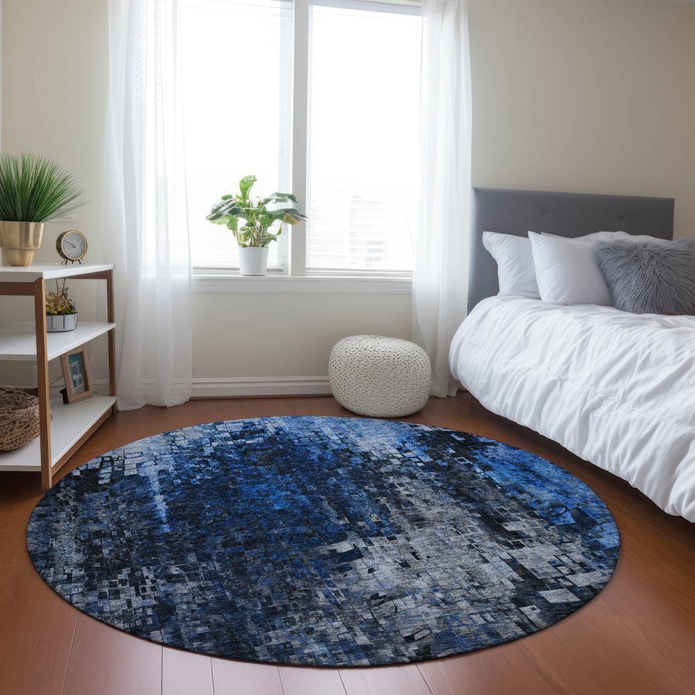 Chantille ACN581 Blue 8' x 8' Rug. Picture 6
