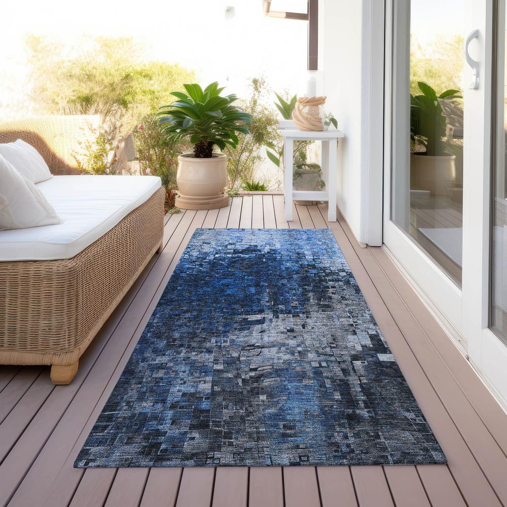 Chantille ACN581 Blue 2'3" x 7'6" Rug. Picture 7