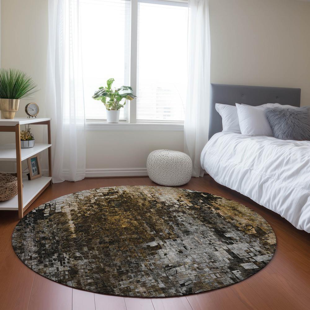 Chantille ACN581 Brown 8' x 8' Rug. Picture 6