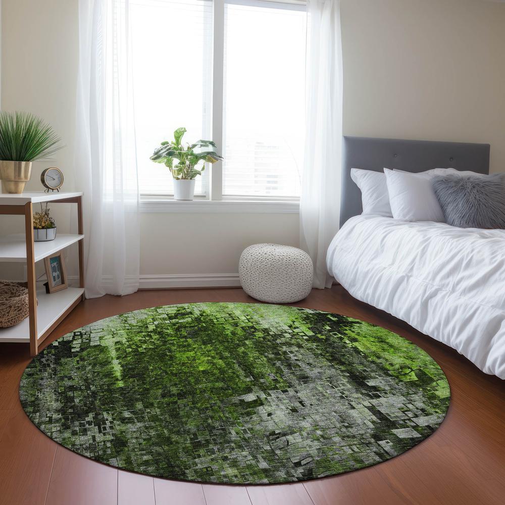 Chantille ACN581 Green 8' x 8' Rug. Picture 6
