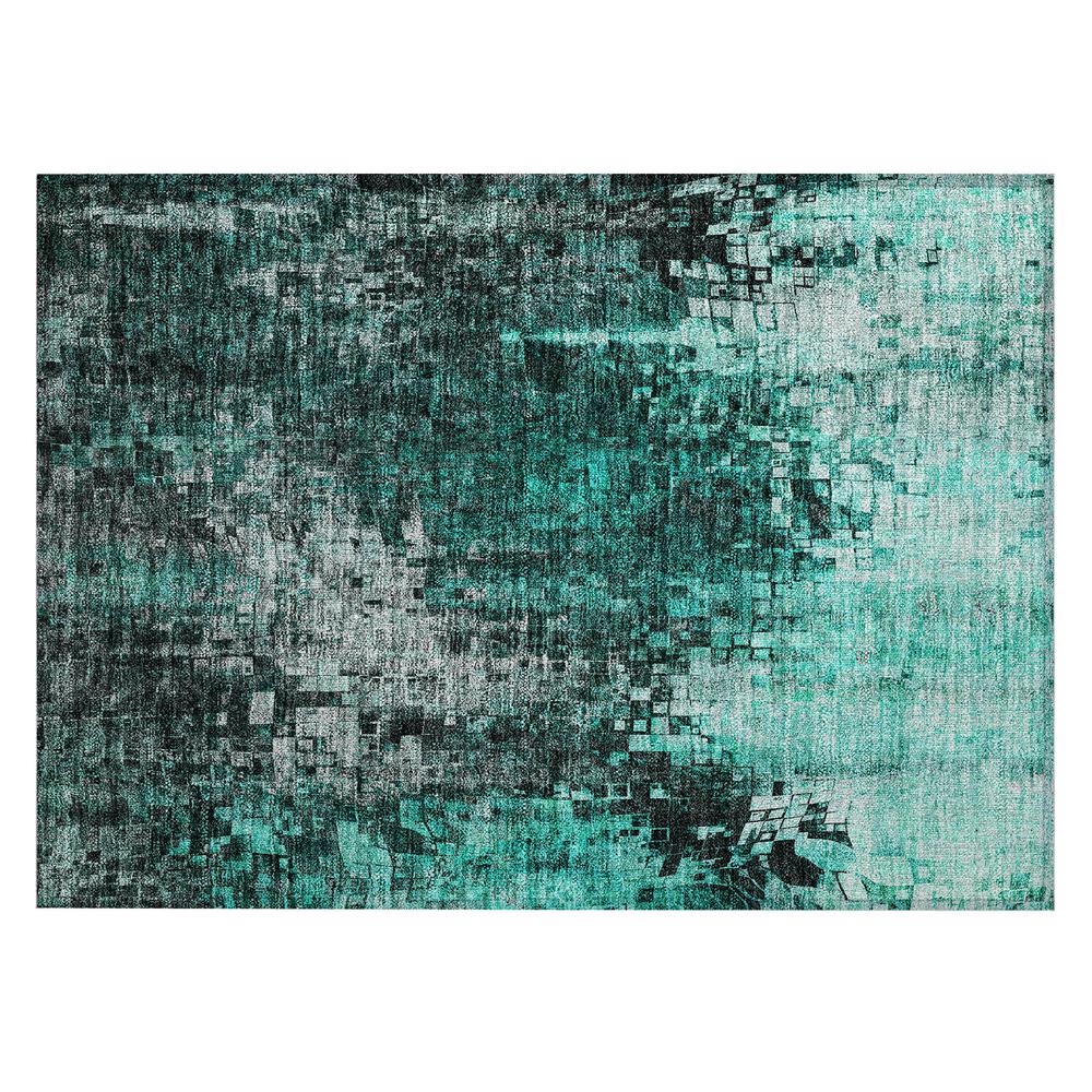 Chantille ACN581 Teal 1'8" x 2'6" Rug. Picture 1