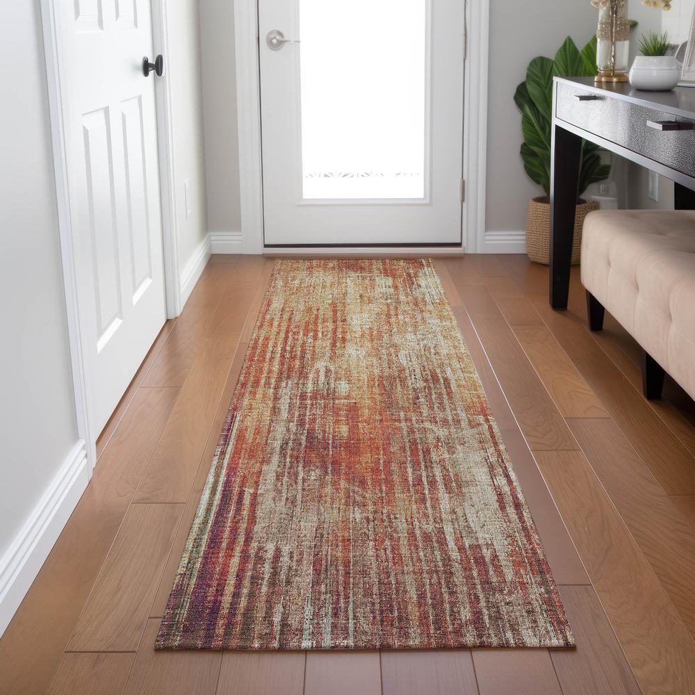 Chantille ACN582 Orange 2'3" x 7'6" Rug. Picture 6