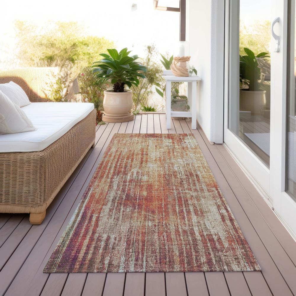 Chantille ACN582 Orange 2'3" x 7'6" Rug. Picture 7