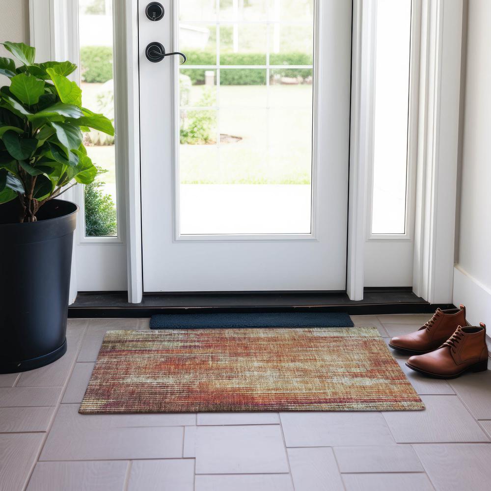 Chantille ACN582 Orange 1'8" x 2'6" Rug. Picture 6