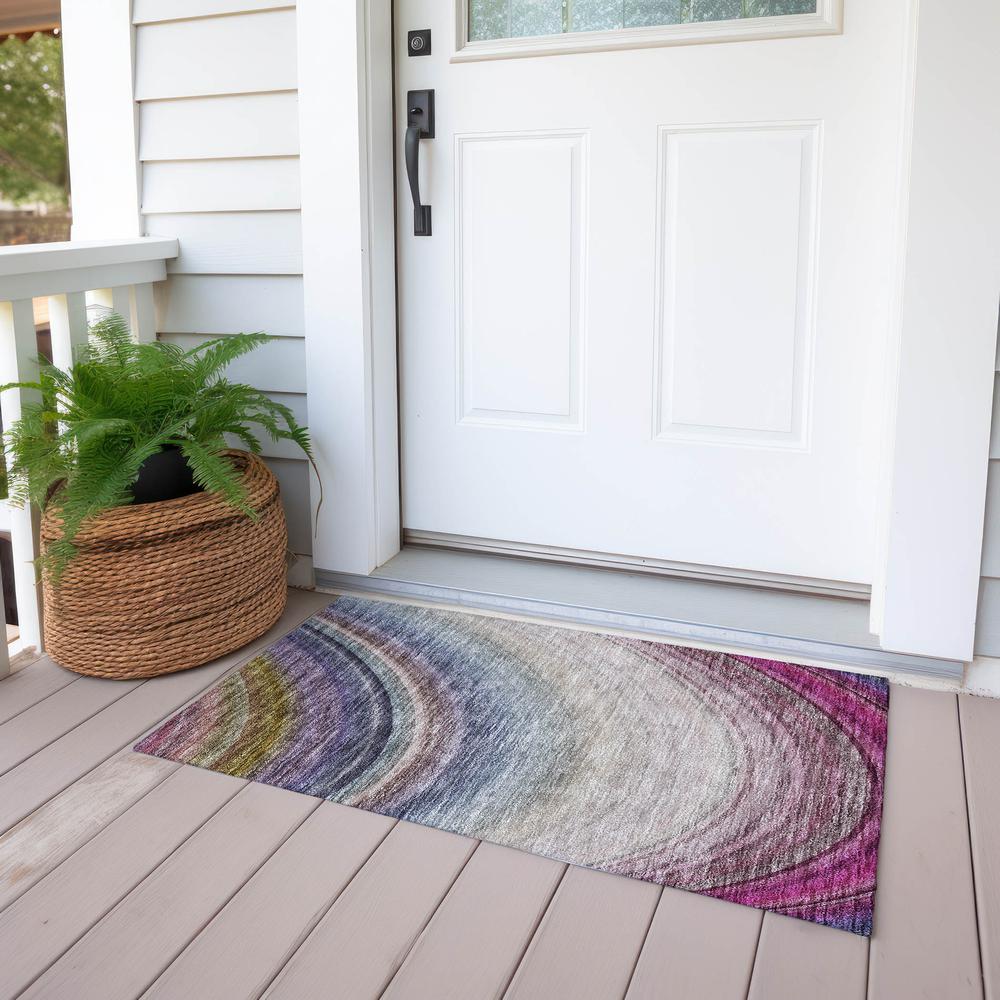 Chantille ACN584 Brown 1'8" x 2'6" Rug. Picture 7