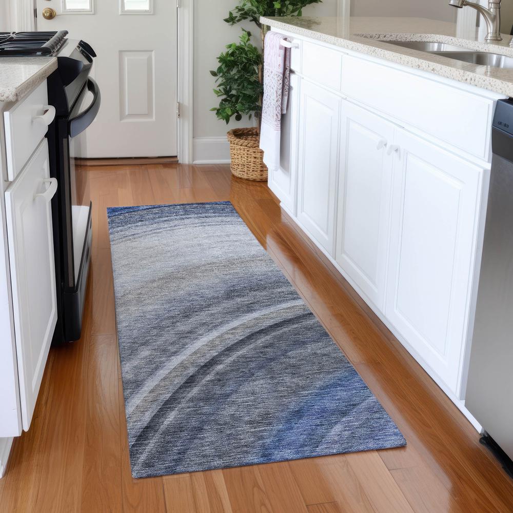 Chantille ACN584 Blue 2'3" x 7'6" Rug. Picture 6