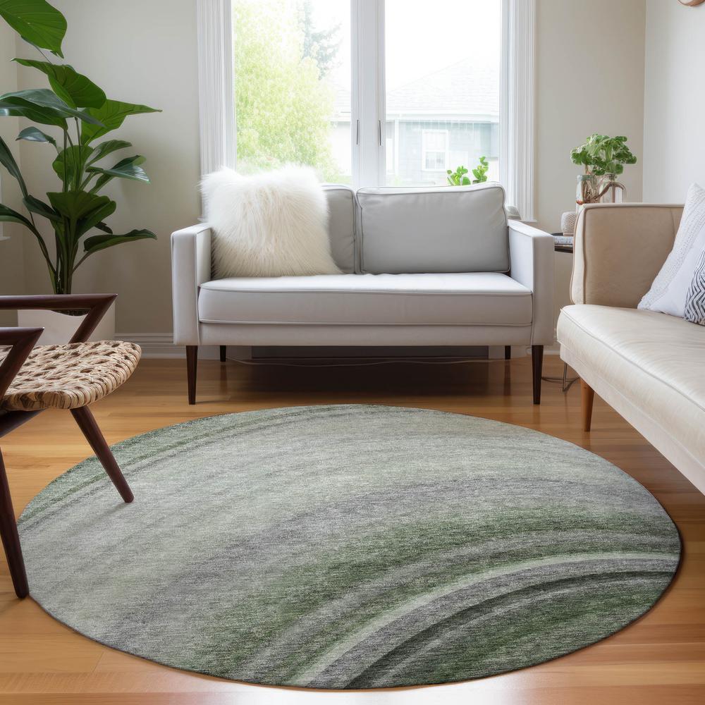 Chantille ACN584 Green 8' x 8' Rug. Picture 6