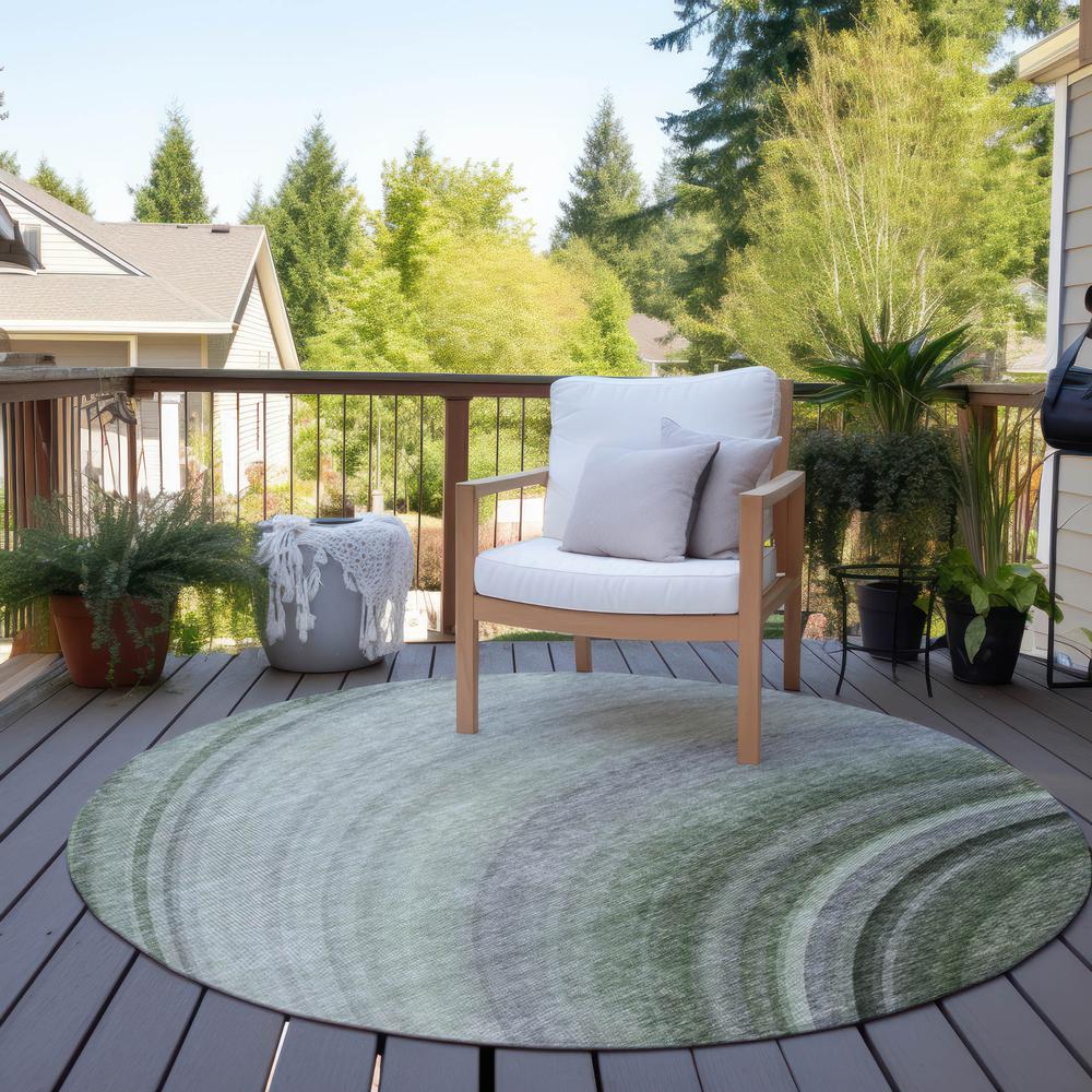Chantille ACN584 Green 8' x 8' Rug. Picture 7