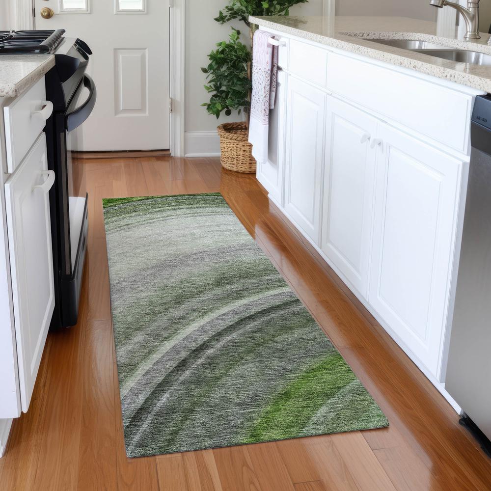 Chantille ACN584 Green 2'3" x 7'6" Rug. Picture 6