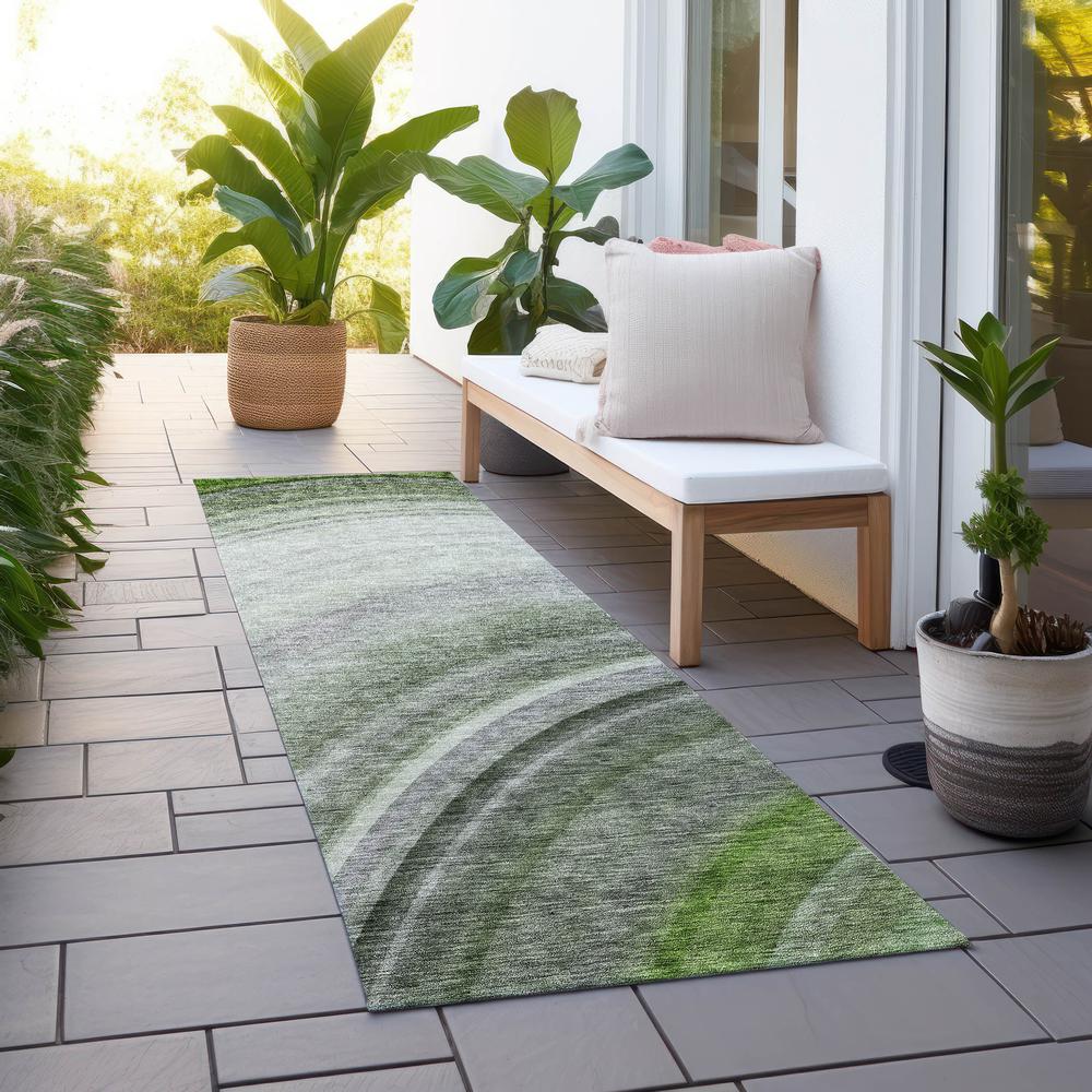 Chantille ACN584 Green 2'3" x 7'6" Rug. Picture 7