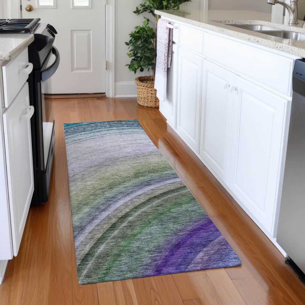 Chantille ACN584 Teal 2'3" x 7'6" Rug. Picture 6