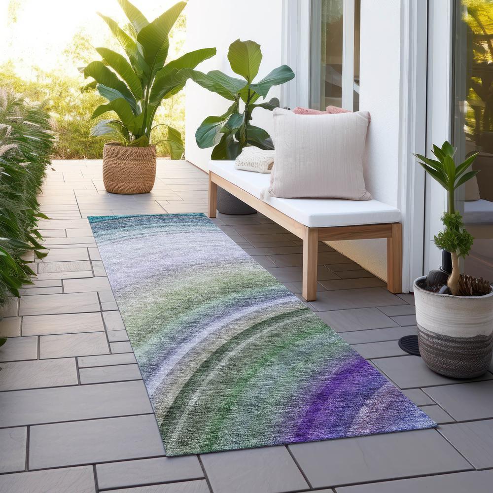 Chantille ACN584 Teal 2'3" x 7'6" Rug. Picture 7