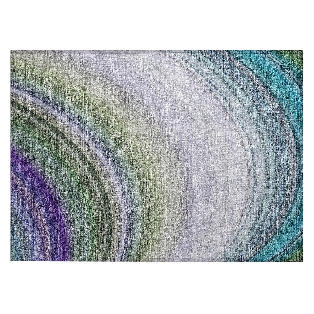 Chantille ACN584 Teal 1'8" x 2'6" Rug. Picture 1