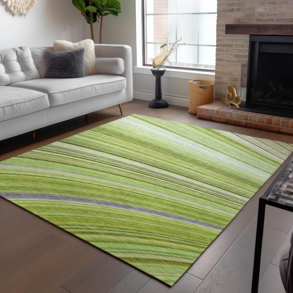 Chantille ACN585 Green 2'6" x 3'10" Rug. Picture 7