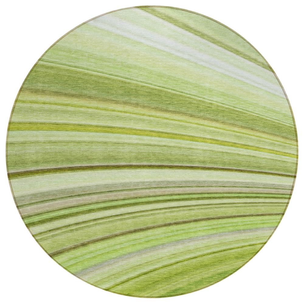 Chantille ACN585 Green 8' x 8' Rug. Picture 1