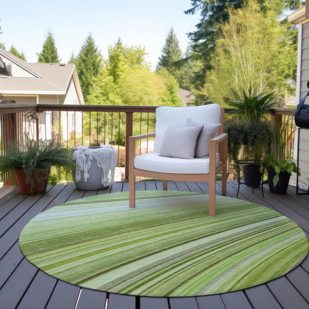 Chantille ACN585 Green 8' x 8' Rug. Picture 7