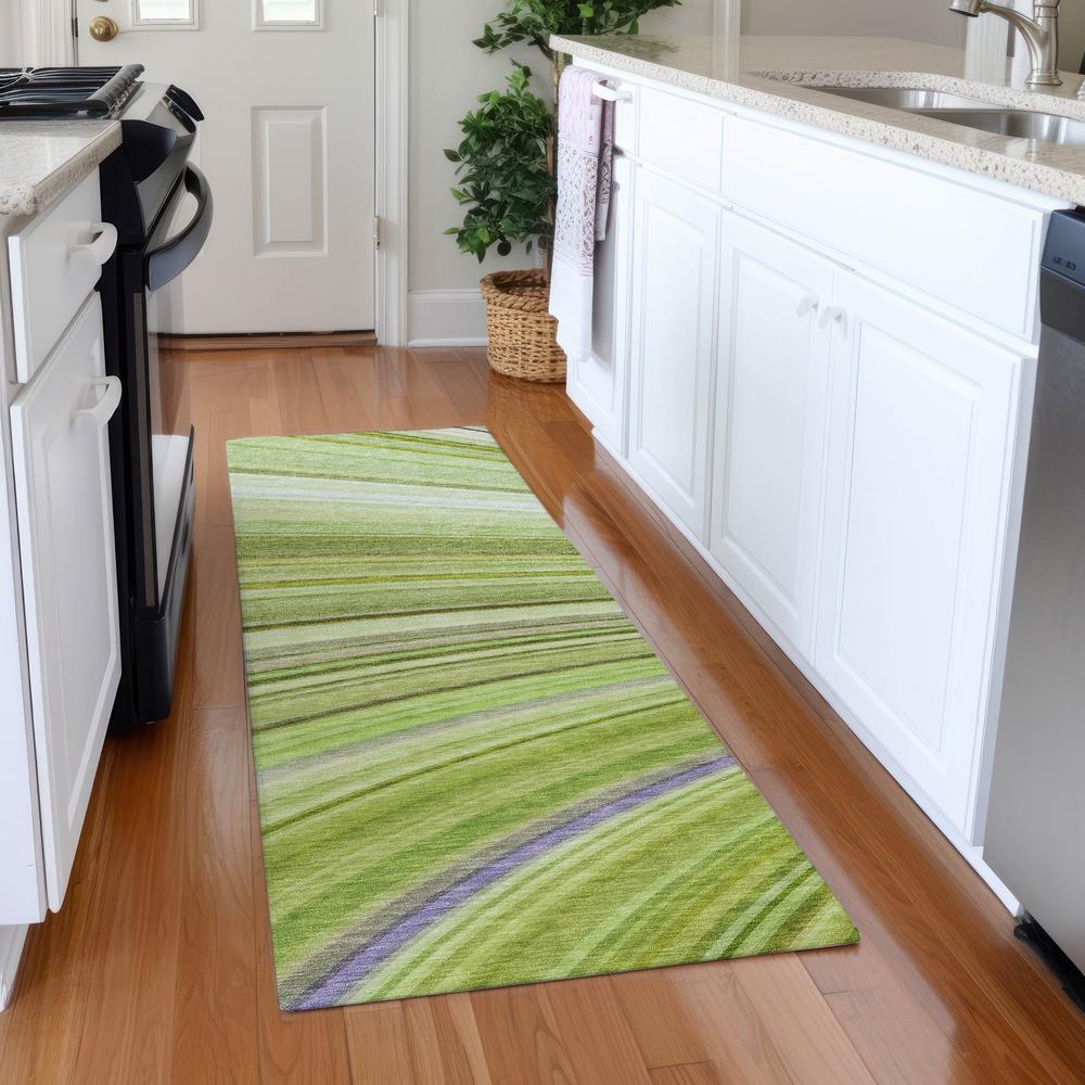 Chantille ACN585 Green 2'3" x 7'6" Rug. Picture 6