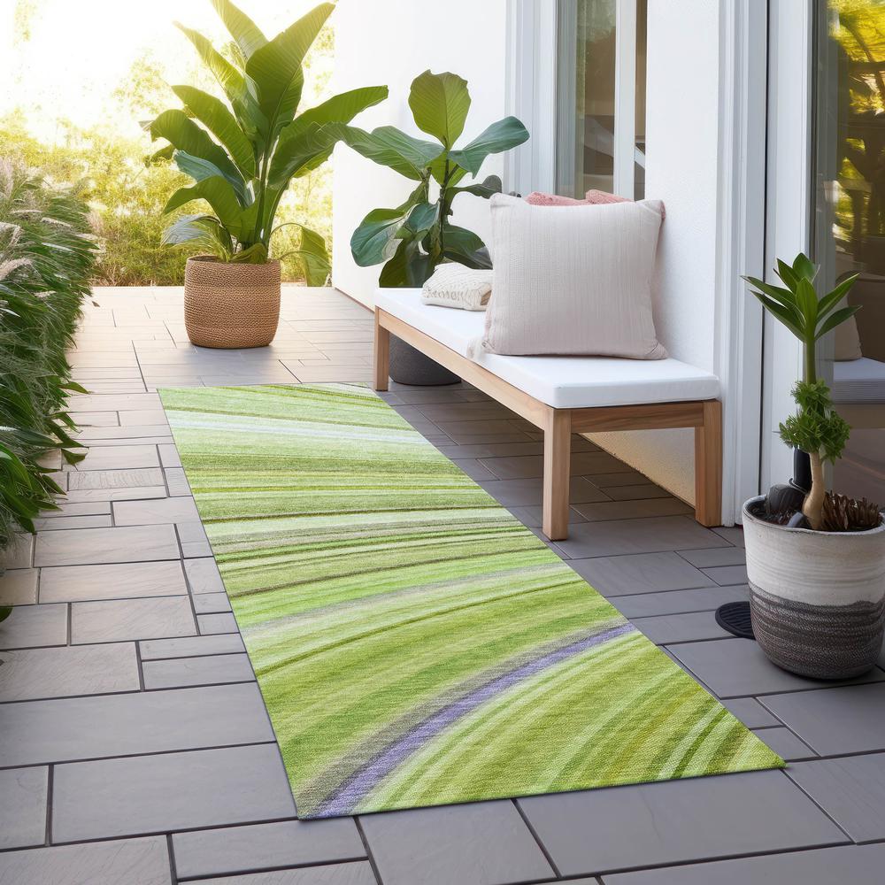 Chantille ACN585 Green 2'3" x 7'6" Rug. Picture 7