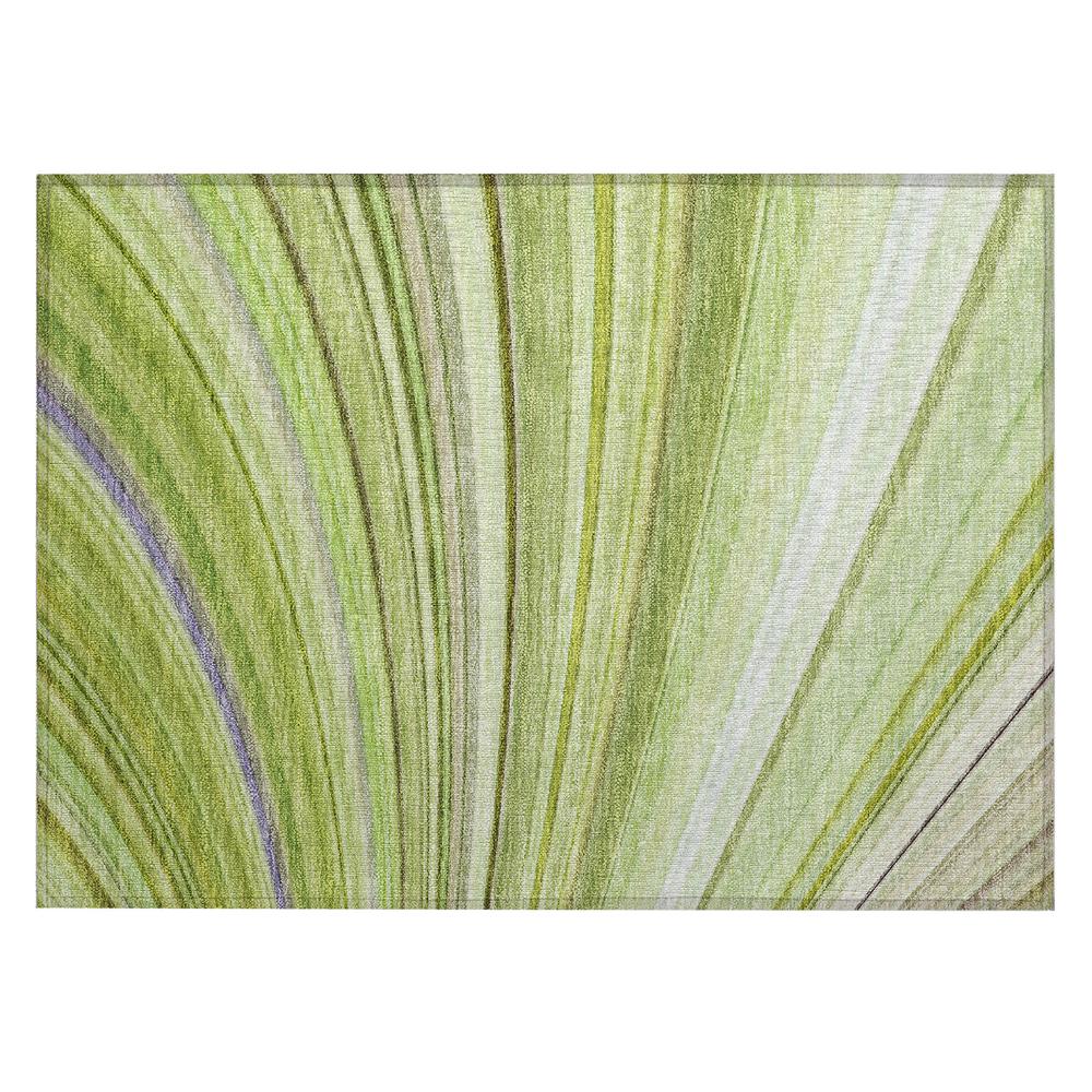 Chantille ACN585 Green 1'8" x 2'6" Rug. Picture 1