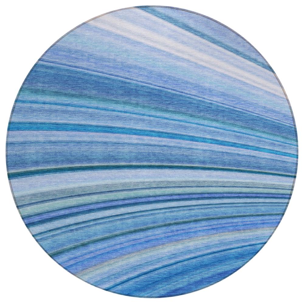 Chantille ACN585 Blue 8' x 8' Rug. Picture 1