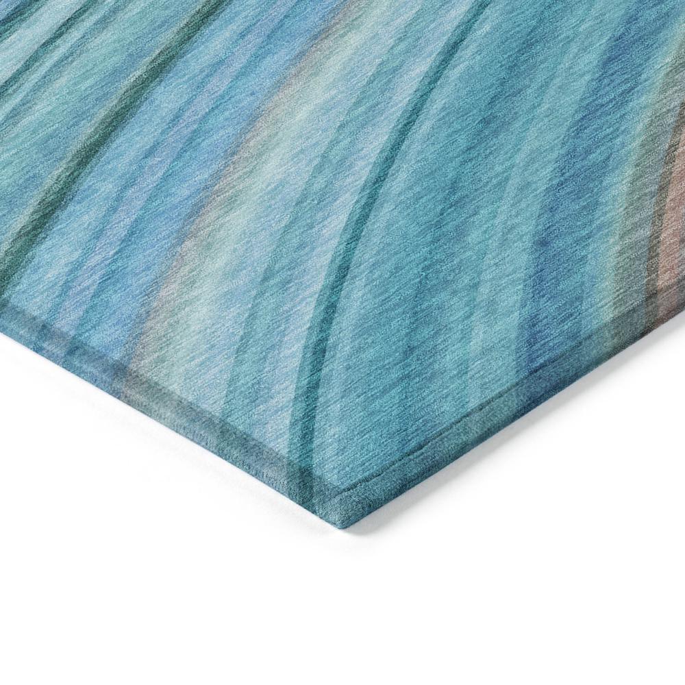 Chantille ACN585 Teal 1'8" x 2'6" Rug. Picture 3