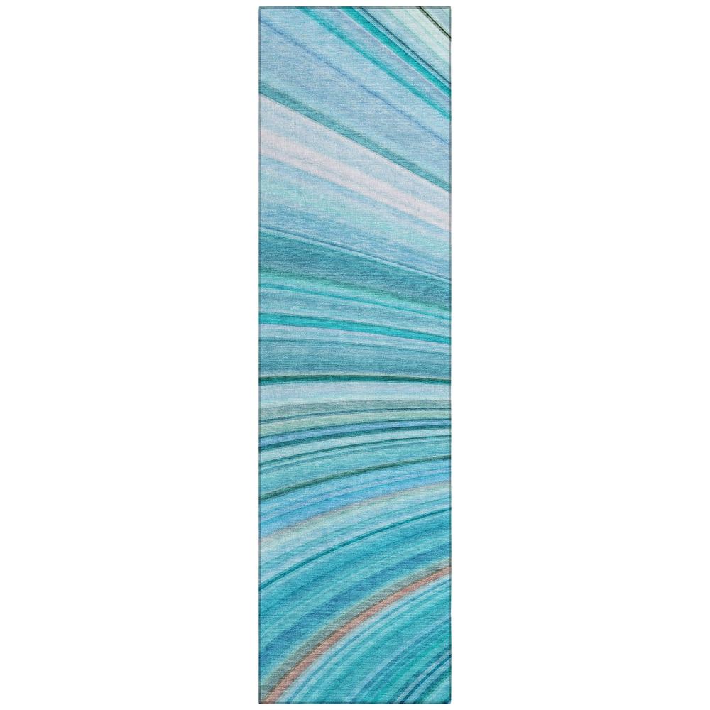 Chantille ACN585 Teal 2'3" x 7'6" Rug. Picture 1