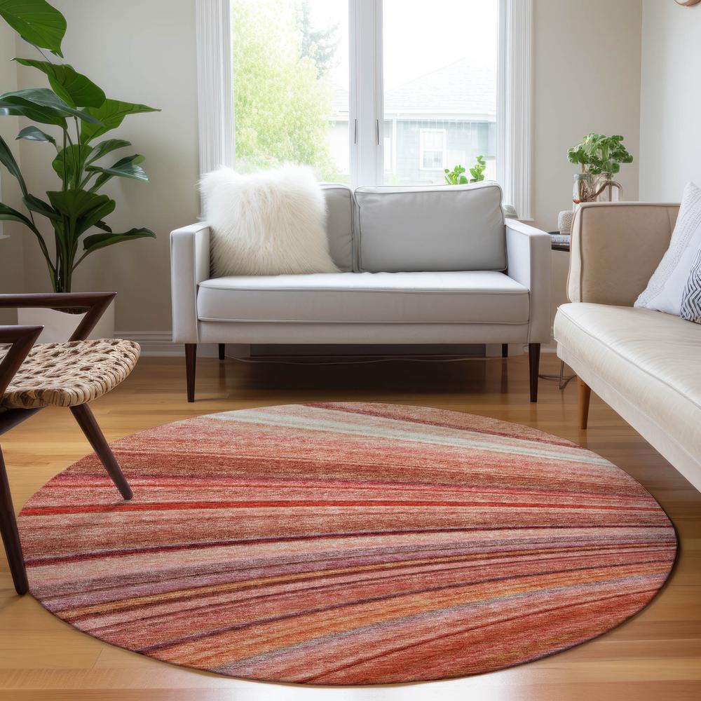 Chantille ACN585 Orange 8' x 8' Rug. Picture 6