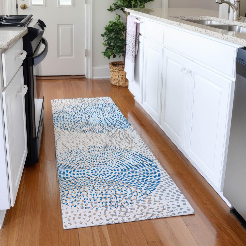 Chantille ACN586 Ivory 2'3" x 7'6" Rug. Picture 6