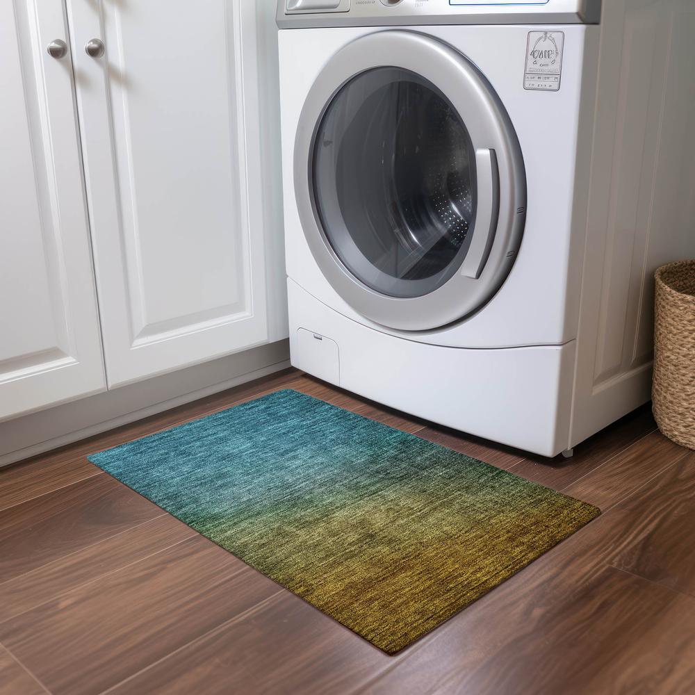 Chantille ACN587 Brown 1'8" x 2'6" Rug. Picture 6