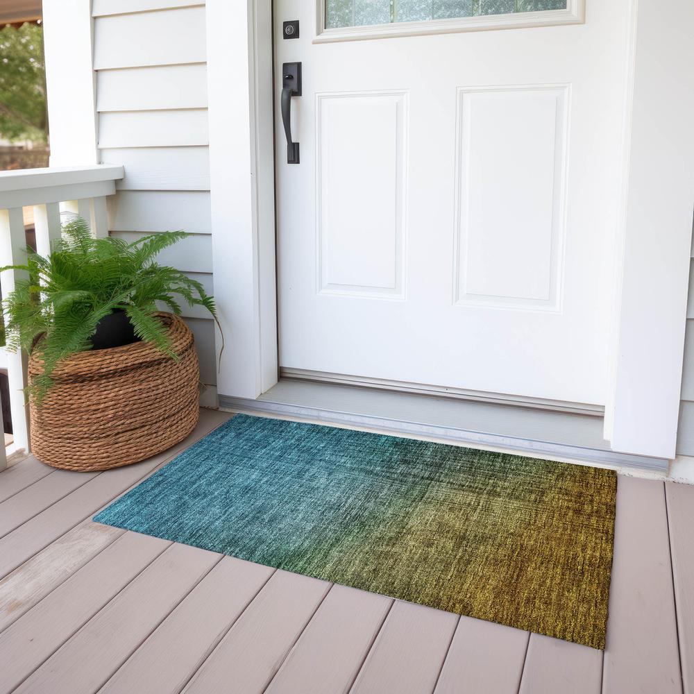Chantille ACN587 Brown 1'8" x 2'6" Rug. Picture 7