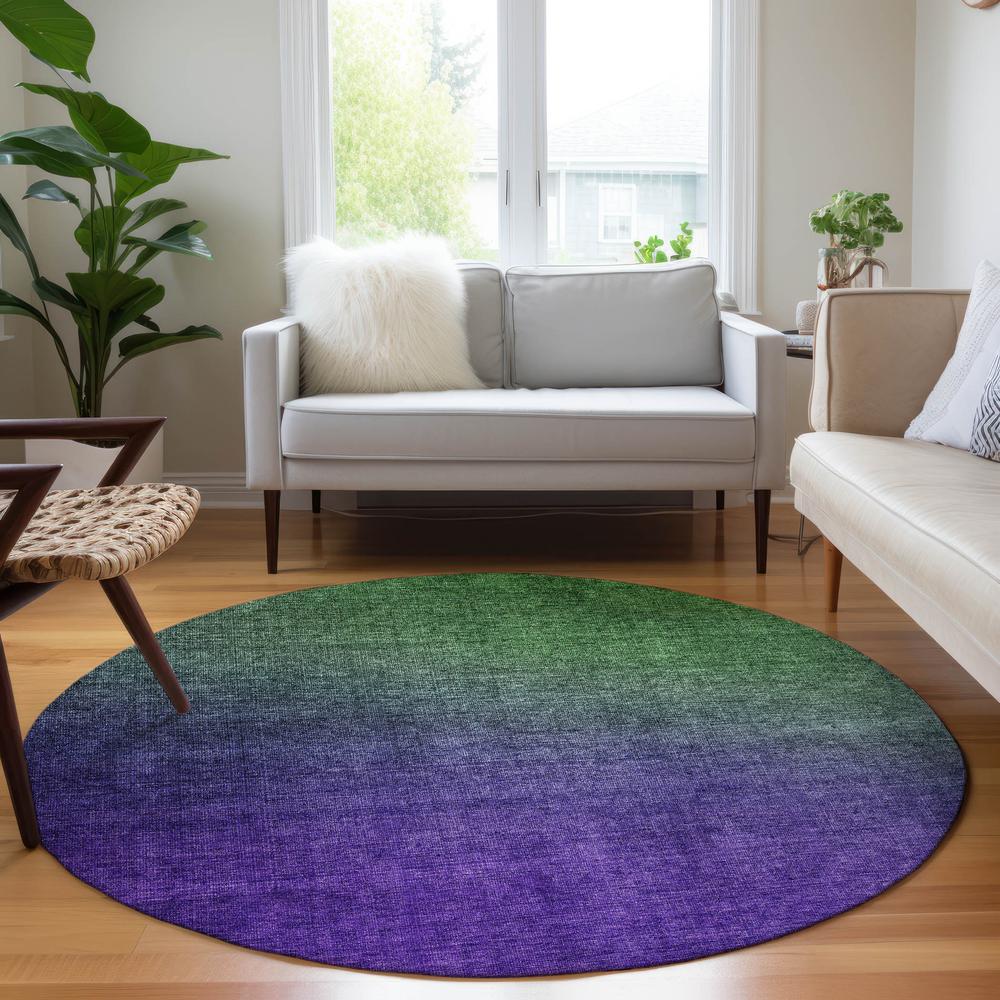 Chantille ACN587 Green 8' x 8' Rug. Picture 6