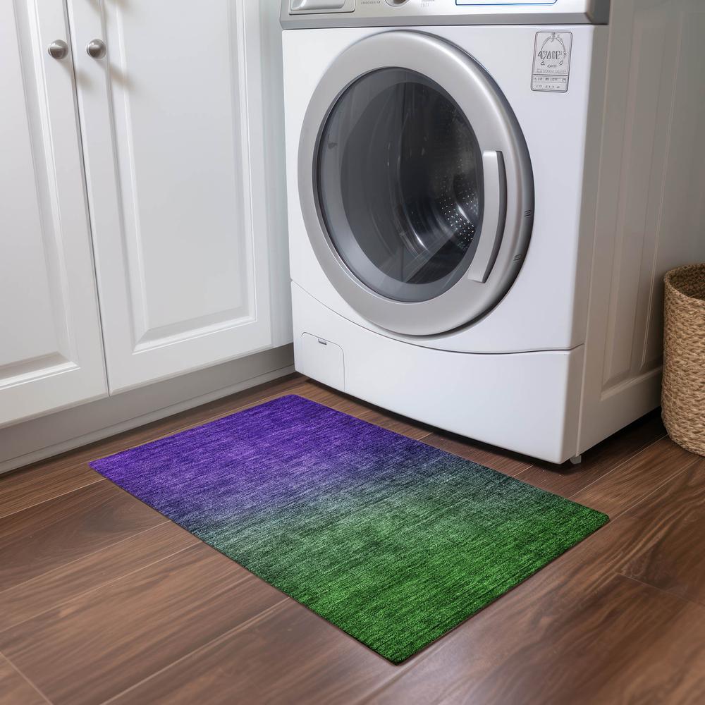 Chantille ACN587 Green 1'8" x 2'6" Rug. Picture 6