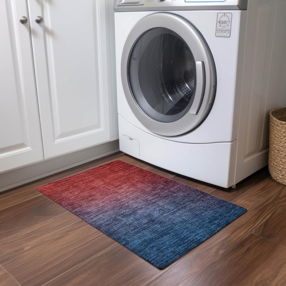 Chantille ACN587 Blue 1'8" x 2'6" Rug. Picture 6