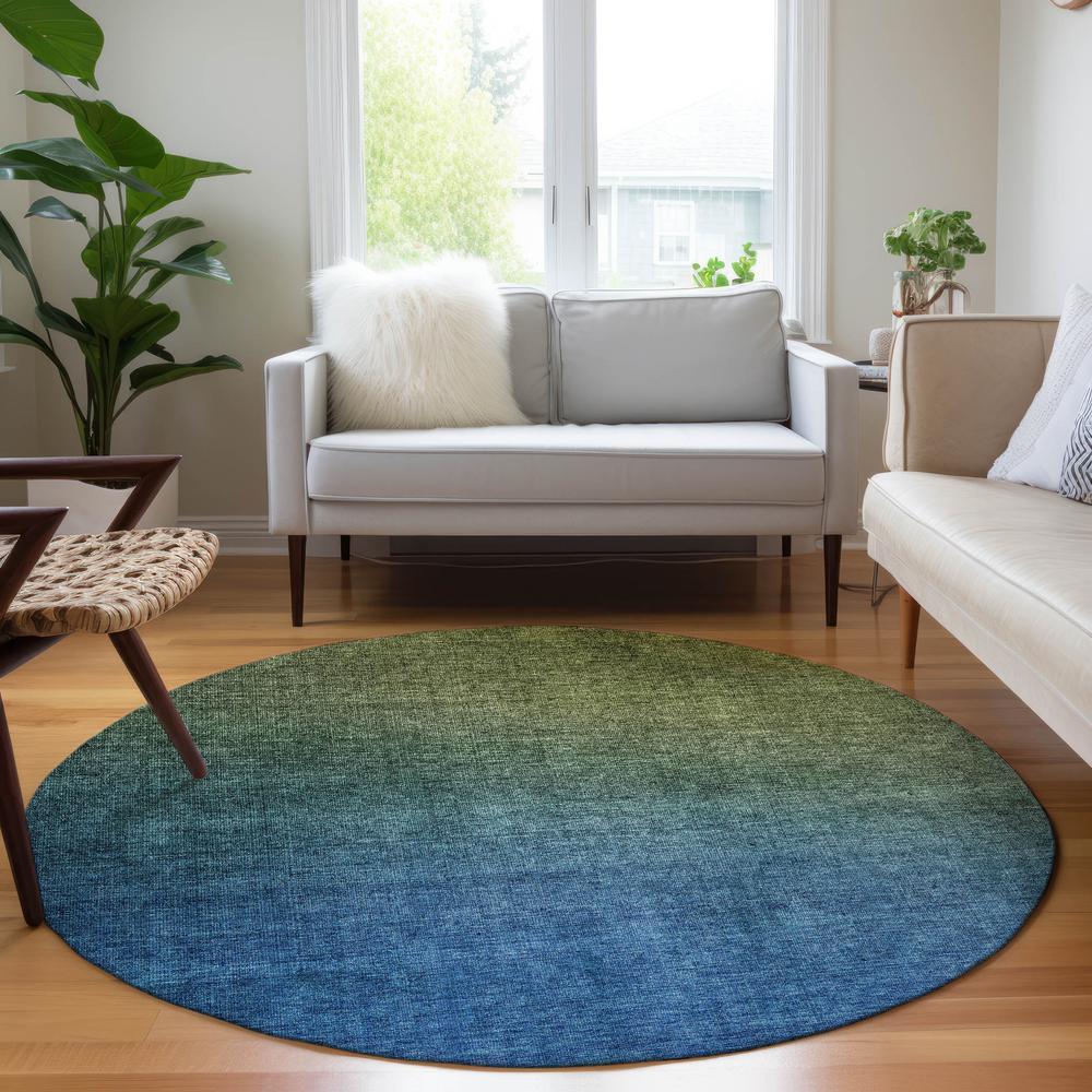 Chantille ACN587 Green 8' x 8' Rug. Picture 6