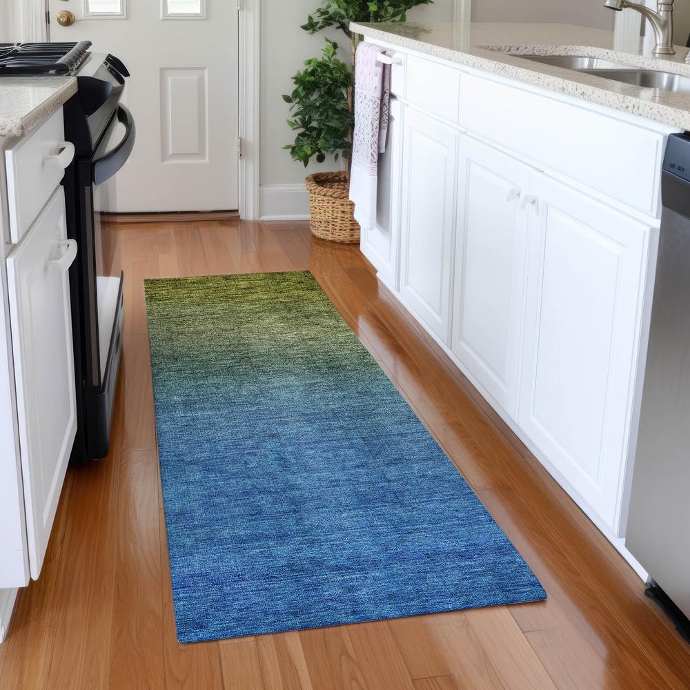 Chantille ACN587 Green 2'3" x 7'6" Rug. Picture 6