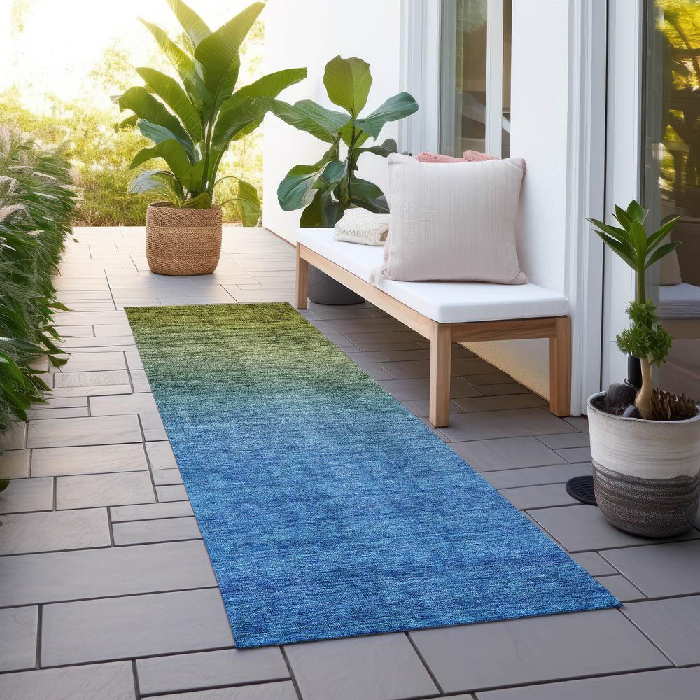 Chantille ACN587 Green 2'3" x 7'6" Rug. Picture 7