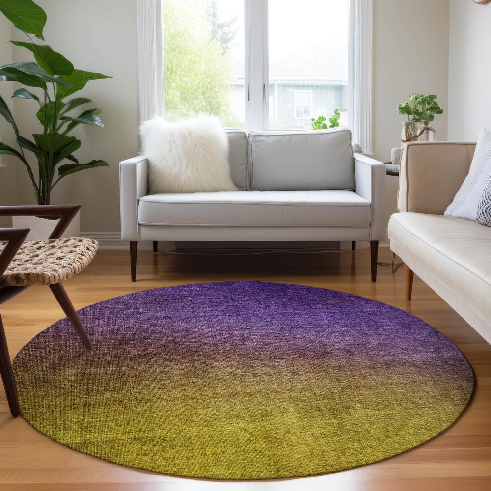 Chantille ACN587 Purple 8' x 8' Rug. Picture 6