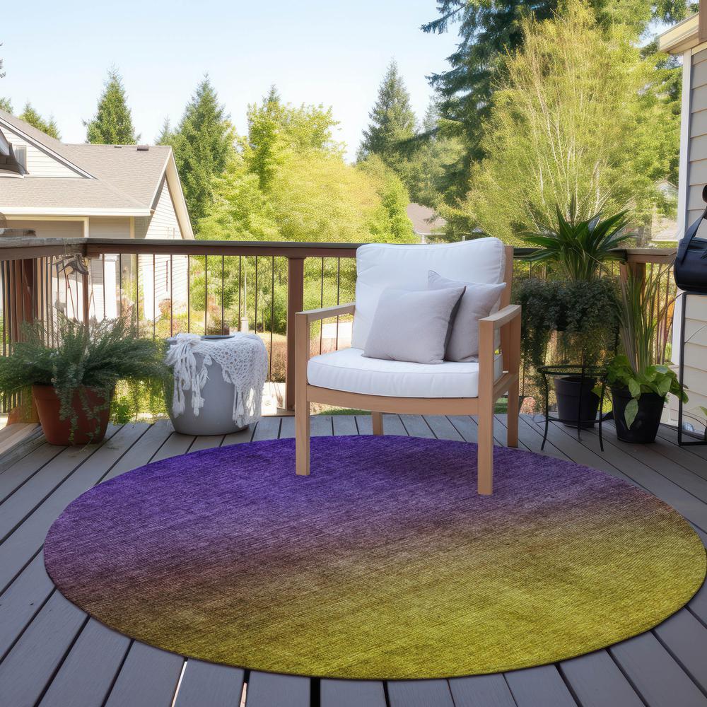 Chantille ACN587 Purple 8' x 8' Rug. Picture 7
