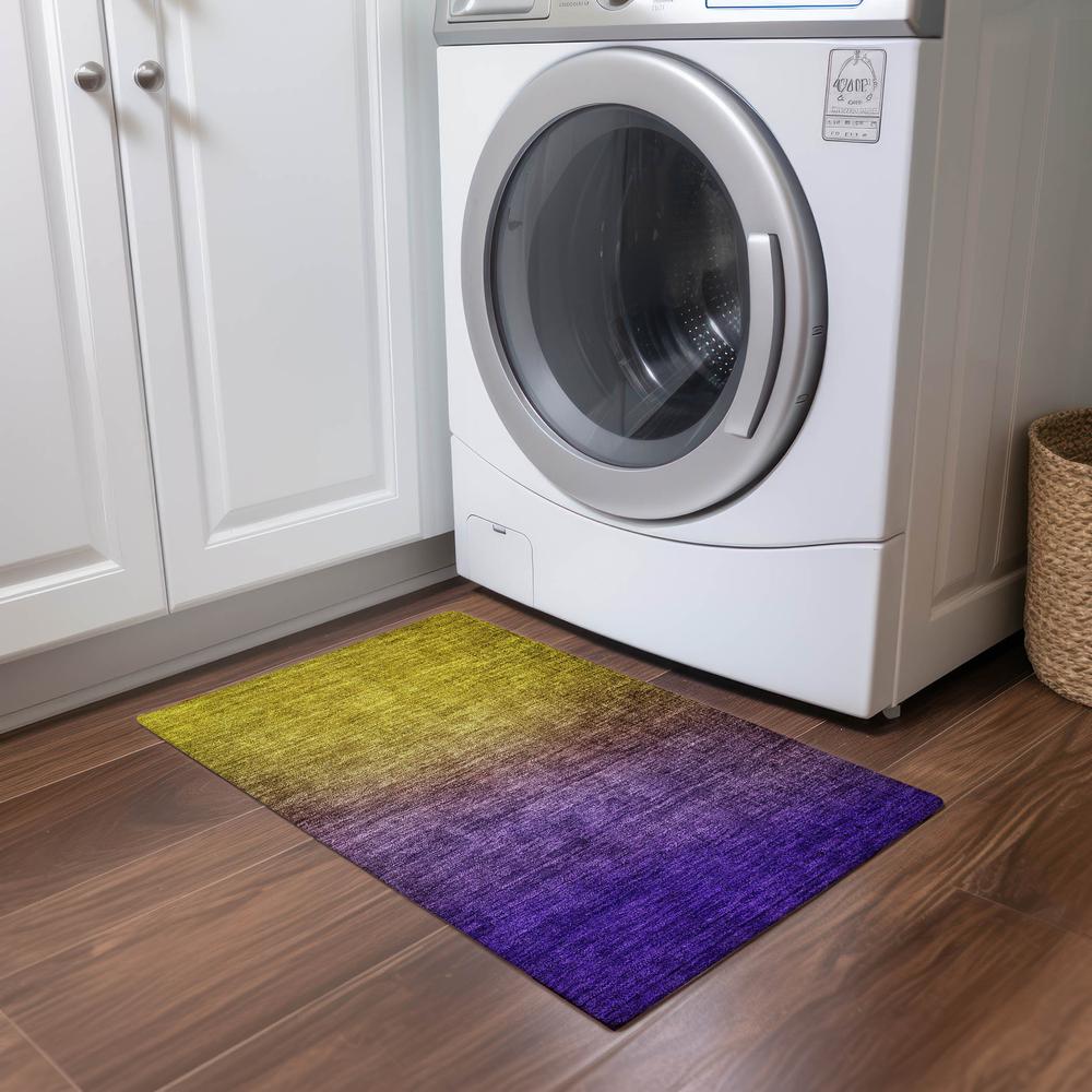 Chantille ACN587 Purple 1'8" x 2'6" Rug. Picture 6